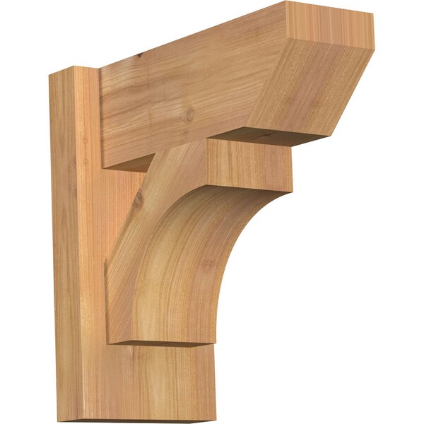 Ekena Millwork Westlake Slat Smooth Outlooker, Western Red Cedar, 5 1/2"W x 12"D x 12"H OUT06X12X12WTL06SWR - main